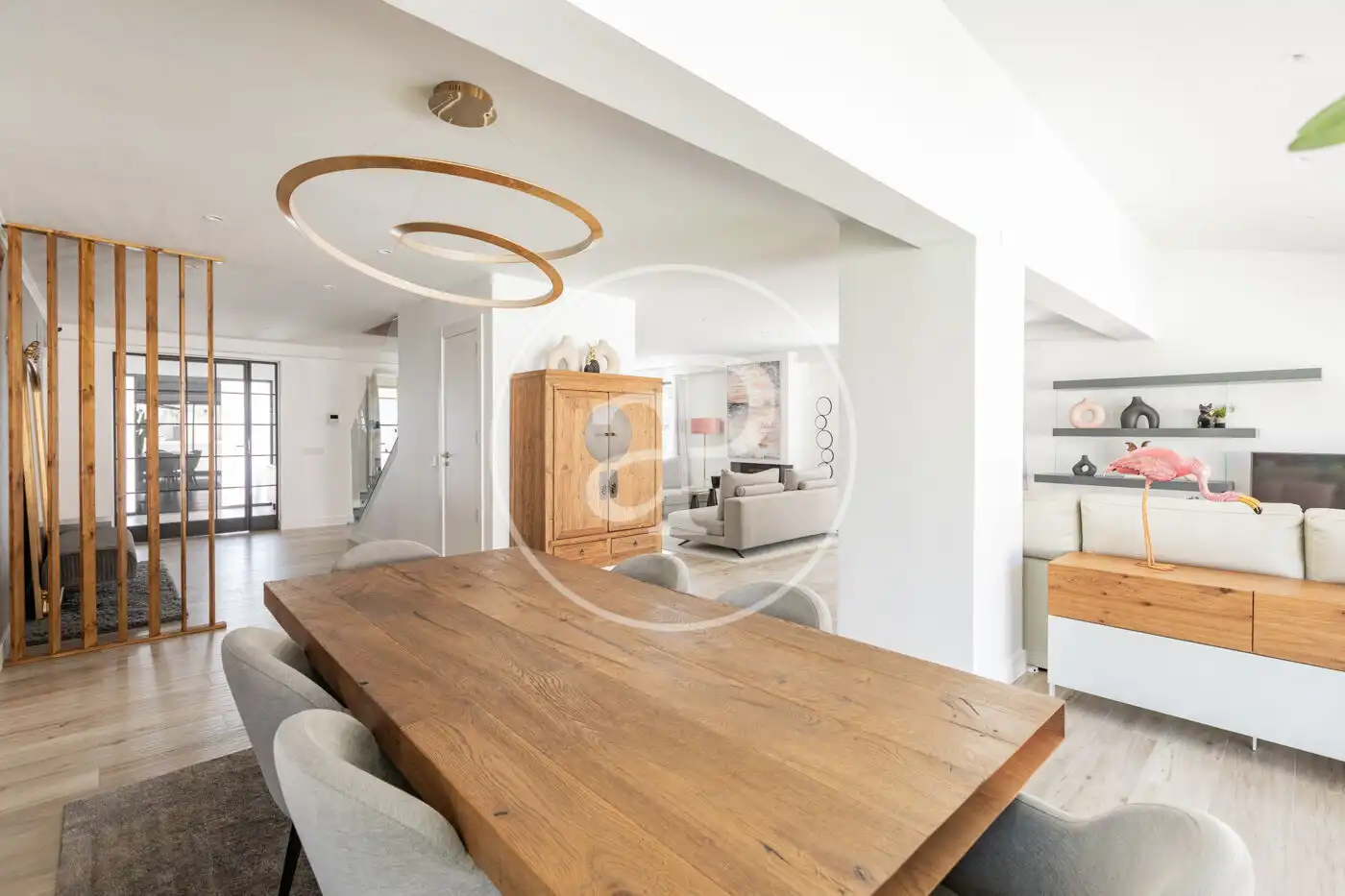 Esszimmer von Haus oder Chalet zum Verkauf in Pozuelo de Alarcón mit Klimaanlage, Heizung und Privatgarten