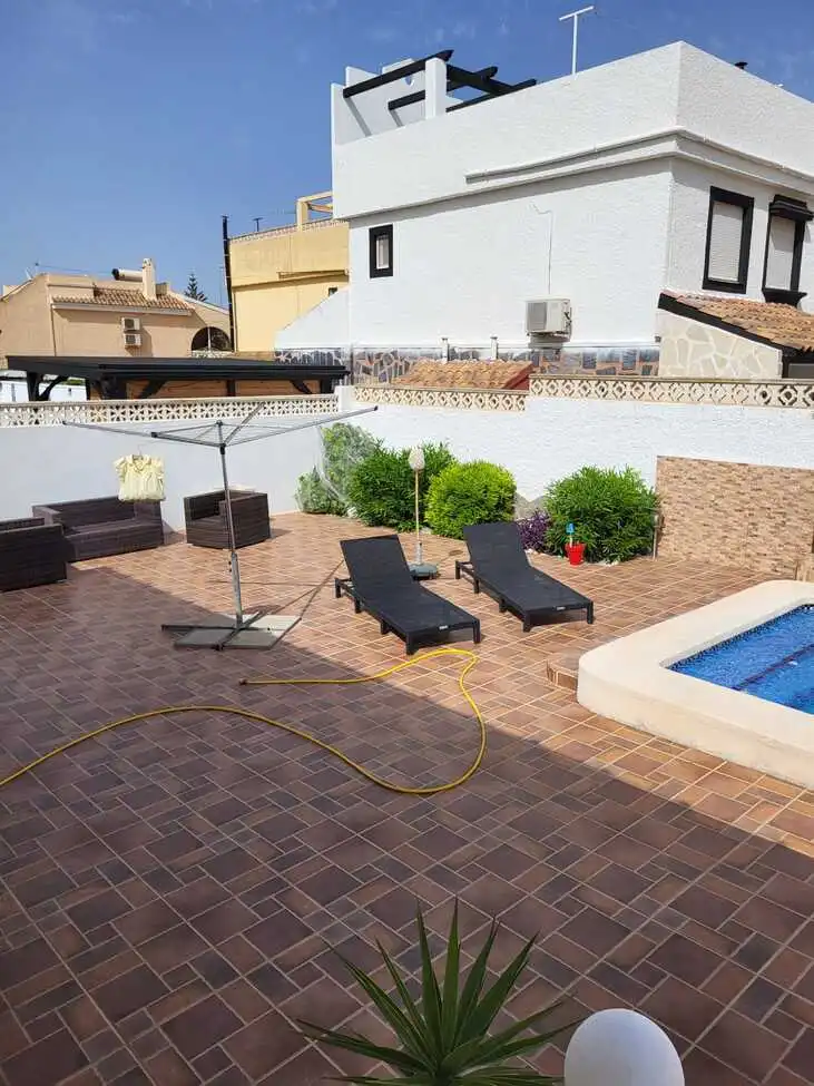 Terraza de Casa o chalet en venta en Mazarrón con Piscina