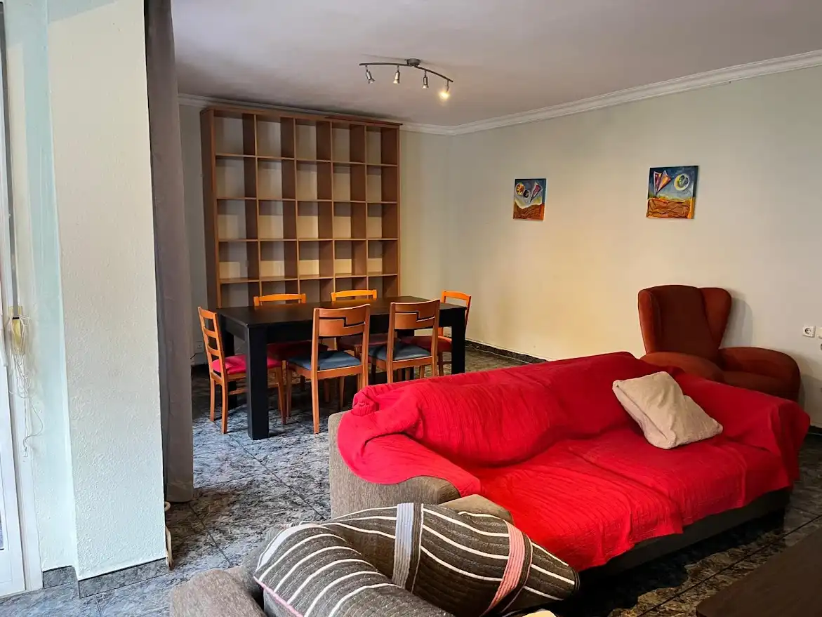 Sala de estar de Piso de alquiler en Lleida con Calefacción, Amueblado y Horno