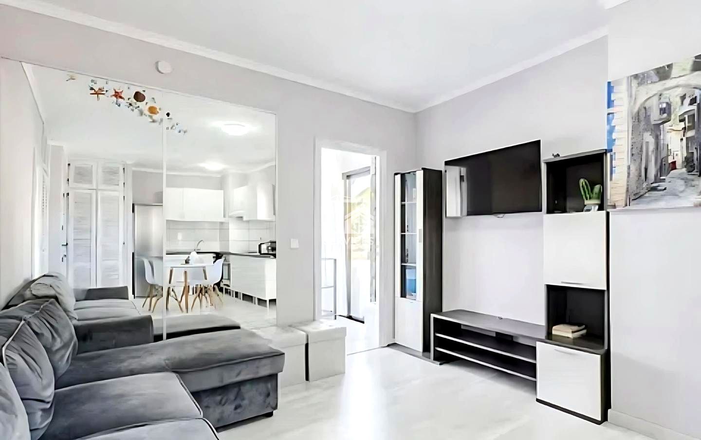 Sala d'estar de Pis en venda en Adeje amb Aire condicionat, Terrassa i Moblat