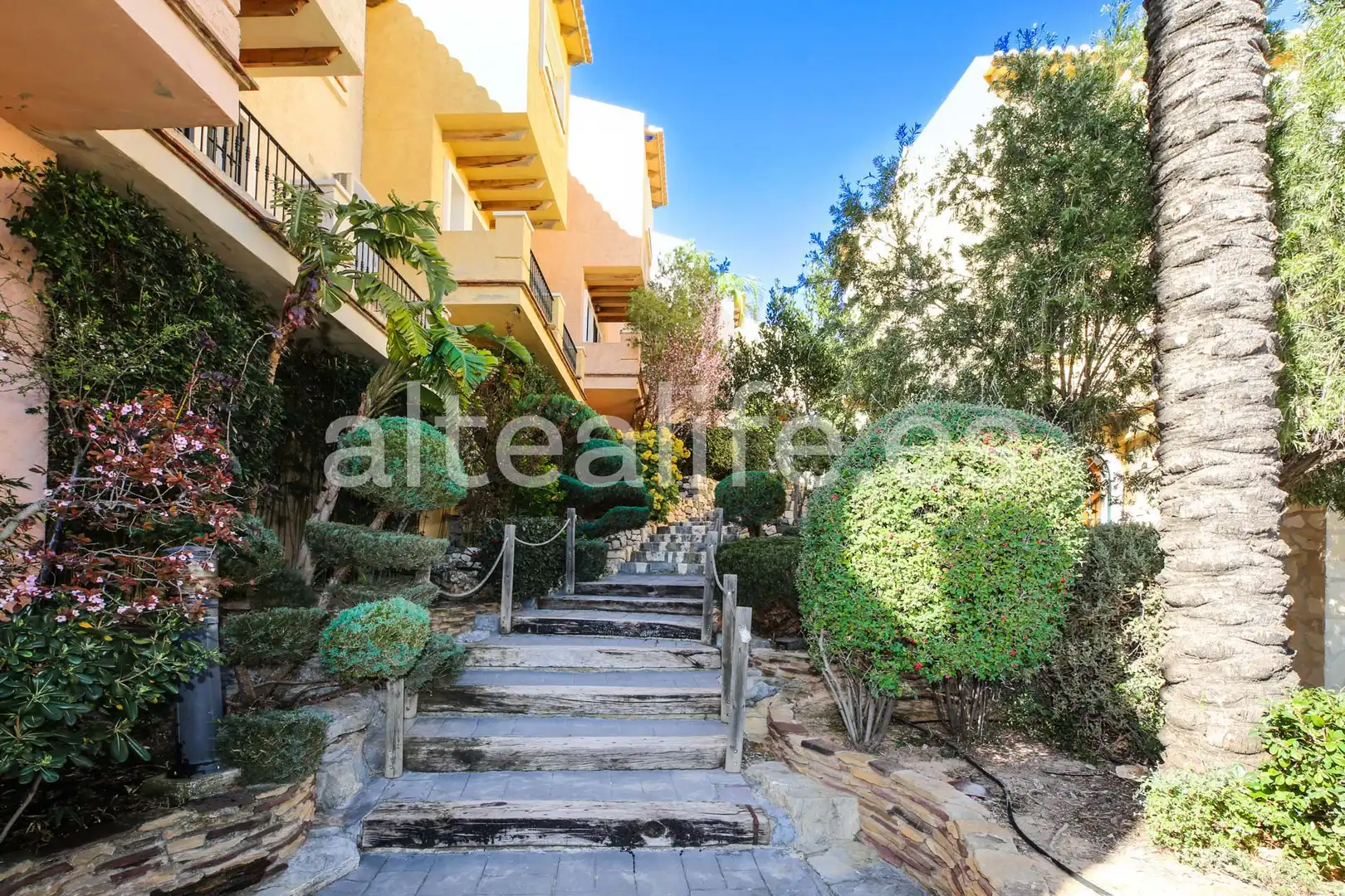 Exterior view of Houses for sale in Altea  with Air Conditioner, Private garden and Terrace