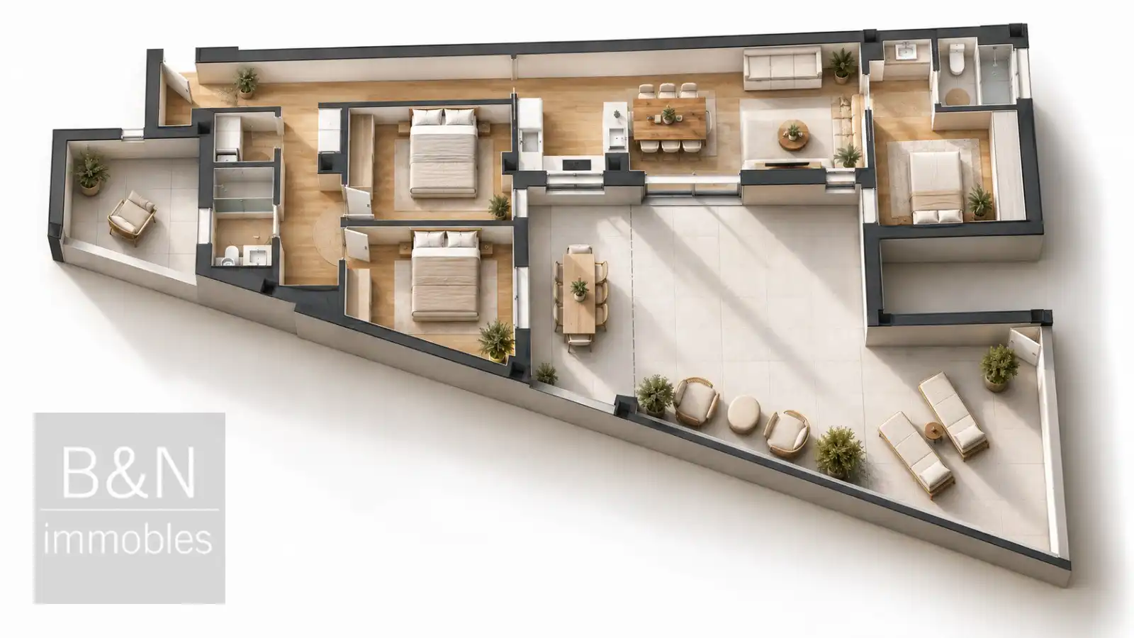 Flat with pool for sale in Nord-oest, imagen 2