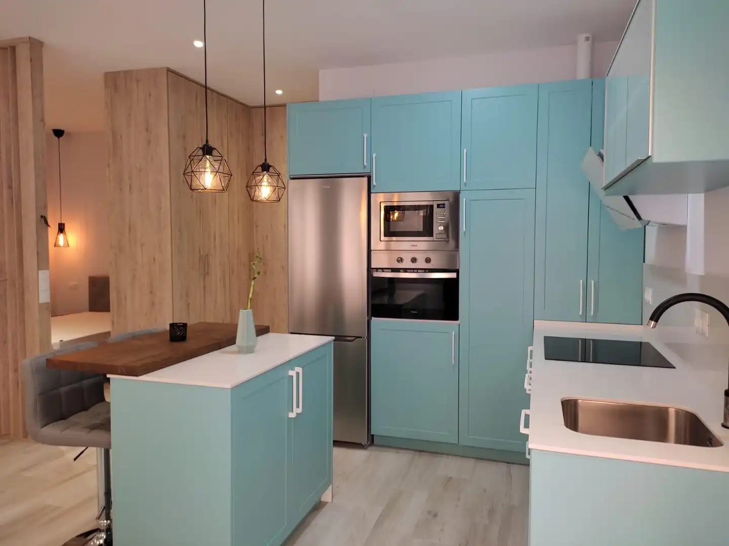 Cuina de Apartament en venda en Getafe amb Aire condicionat, Calefacció i Moblat