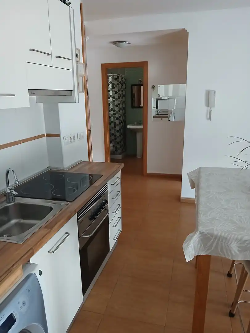 Cocina de Apartamento en venta en El Verger con Trastero y Piscina