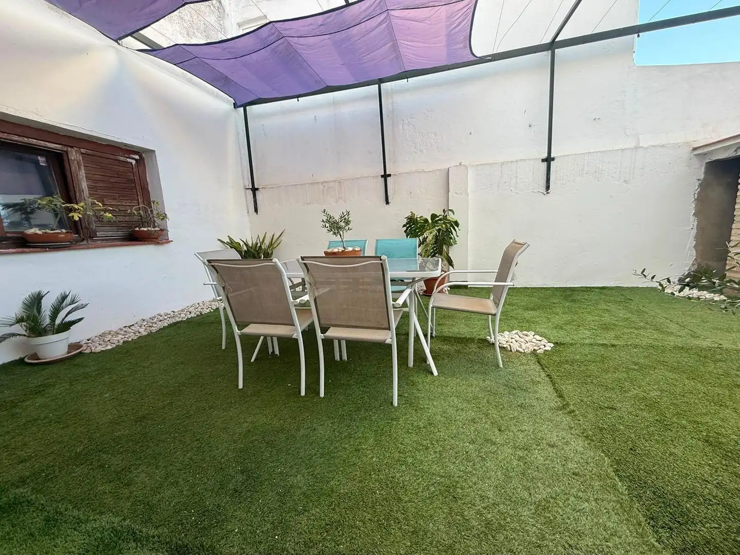 Terraza de Casa adosada en venta en Villanueva del Ariscal