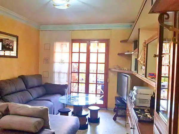 Wohnzimmer von Wohnung zum Verkauf in Alboraya mit Klimaanlage, Terrasse und Möbliert