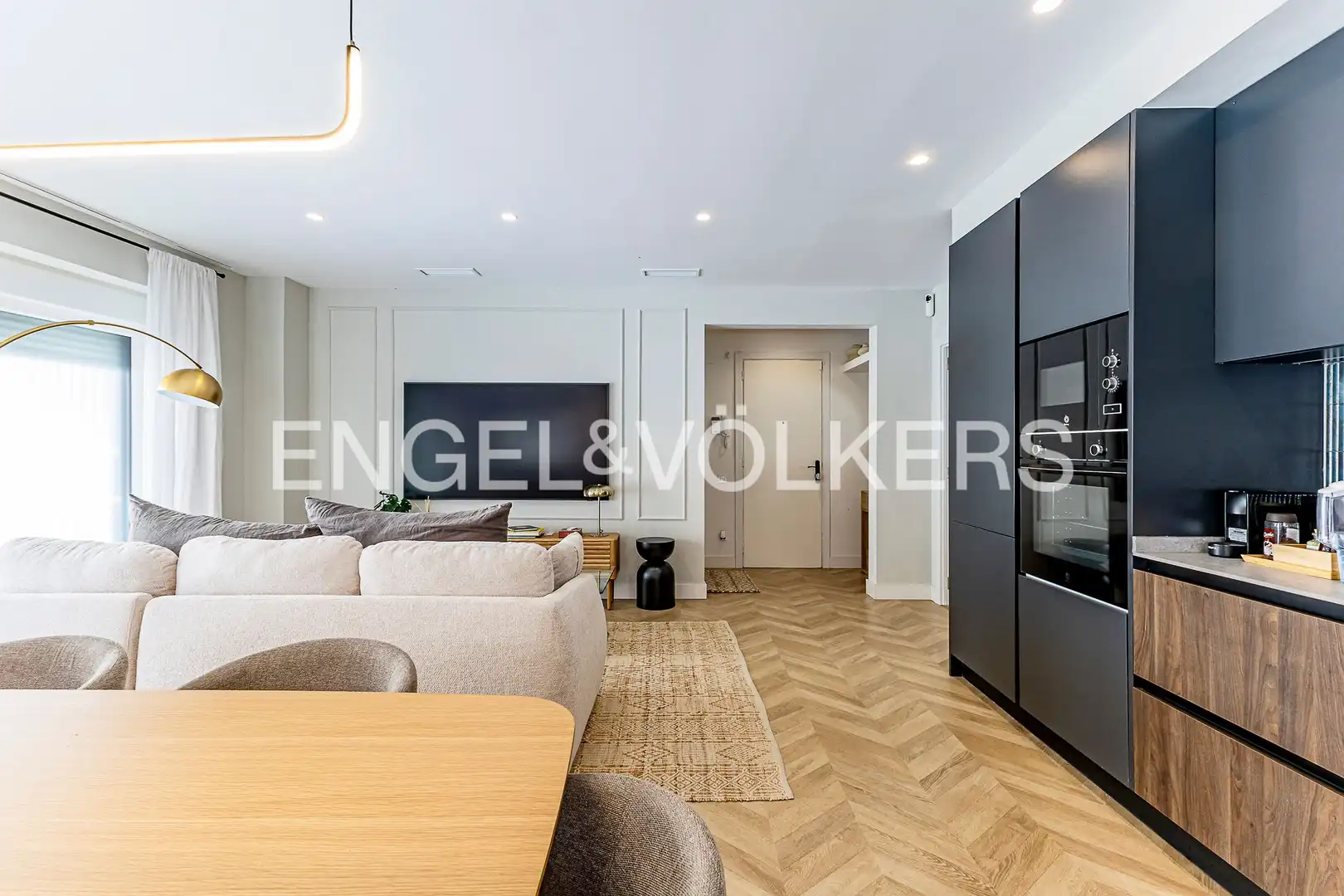 Sala de estar de Piso en venta en Barcelona con Aire acondicionado, Calefacción y Parquet