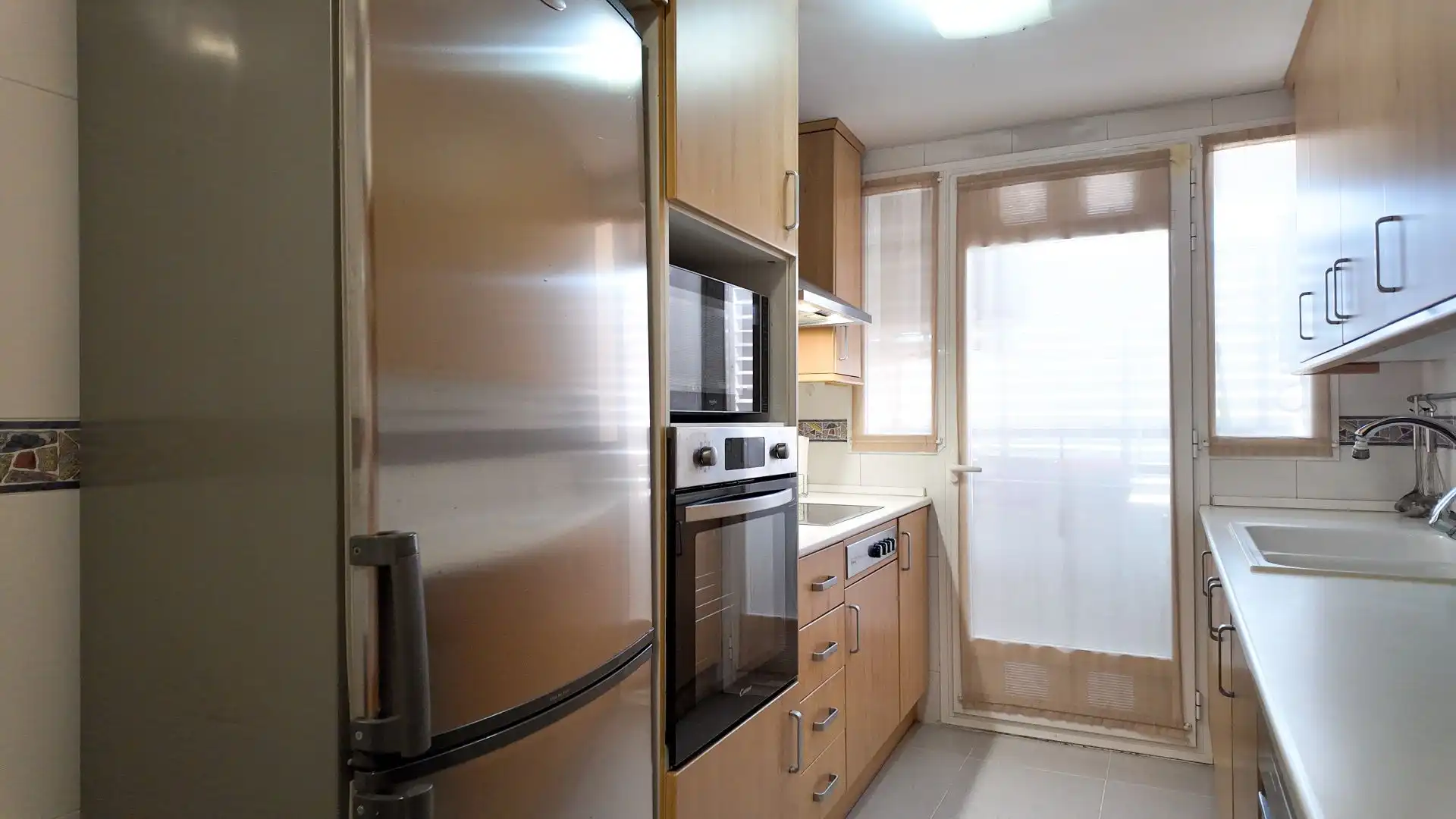 Kitchen of Flat for rent in Valencia  with Air Conditioner, Heating and Terrace