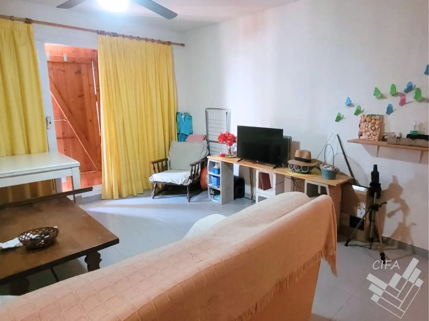 Sala d'estar de Apartament en venda en Vinaròs amb Jardí privat, Terrassa i Moblat