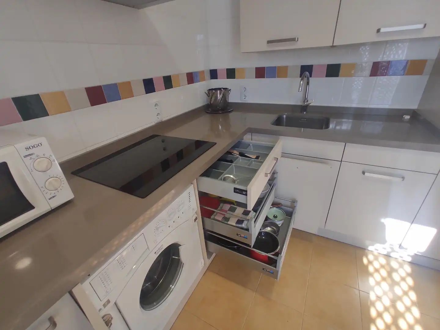 Kitchen of Apartments for rent in Dos Hermanas  with Air Conditioner, Heating and Terrace