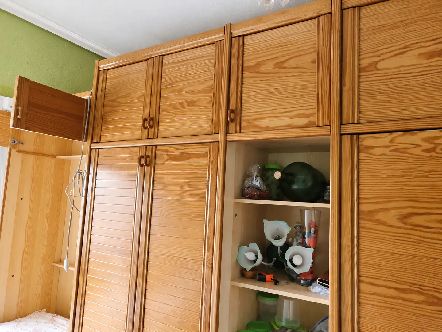 Schlafzimmer von Wohnung zur Miete in Santander mit Möbliert und Ofen