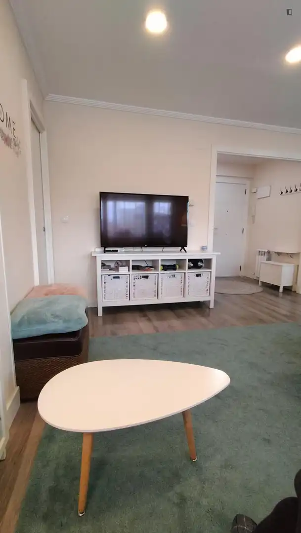 Sala d'estar de Apartament per a compartir en Getxo  amb Calefacció, Moblat i Forn