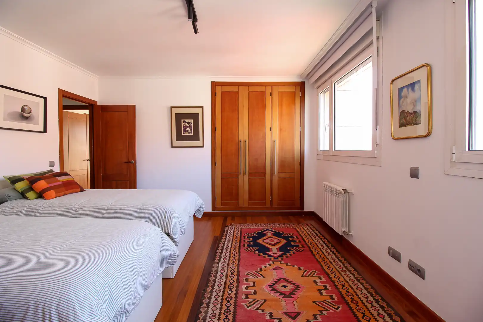 Bedroom of Duplexes for sale in Santander  with Heating, Parquet flooring and Terrace