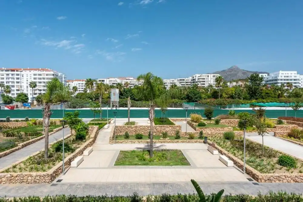 Exterior view of Apartments for rent in Marbella  with Air Conditioner, Terrace and Swimming Pool