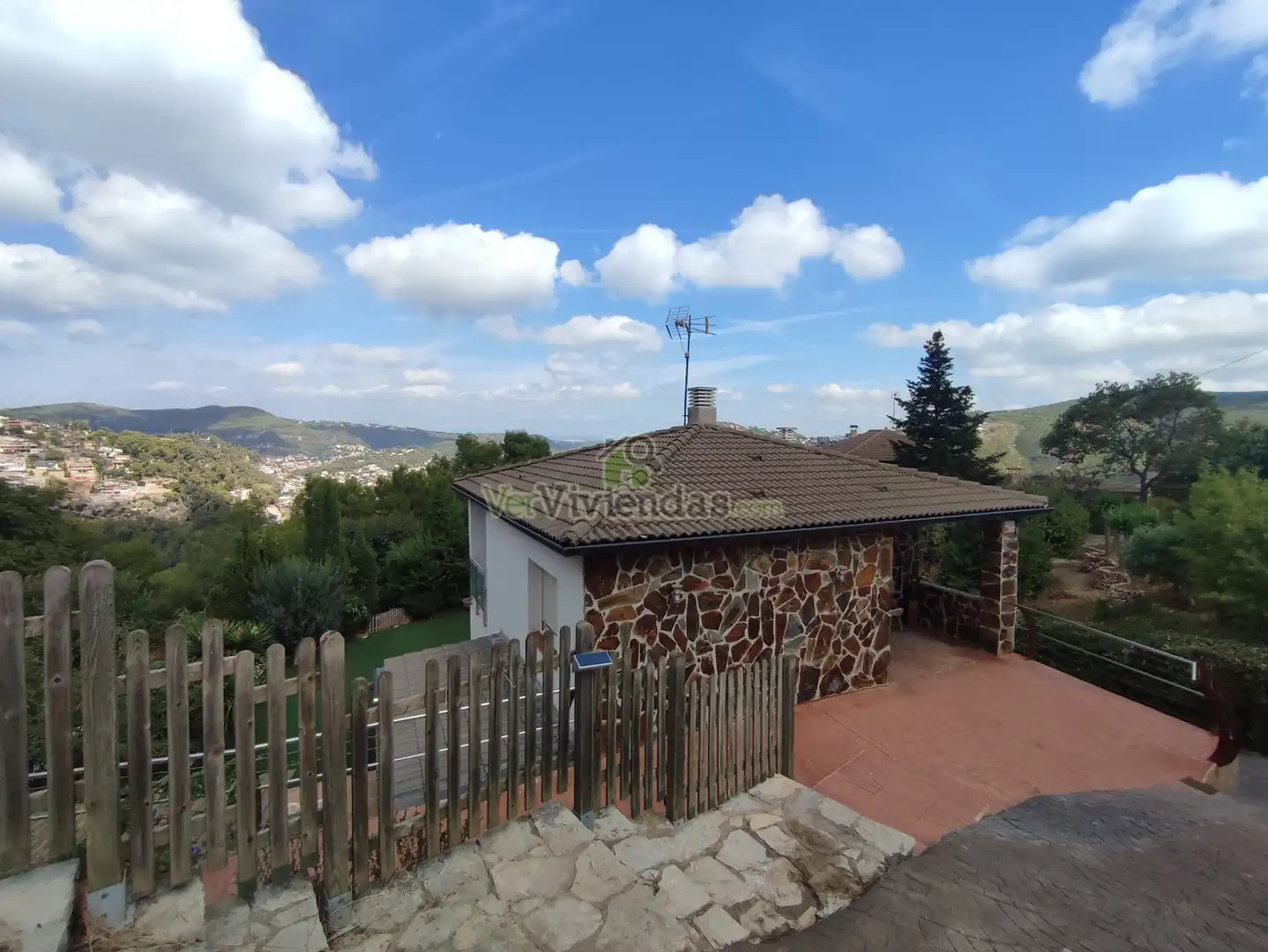 Exterior view of Houses for sale in Vallirana, Barcelona