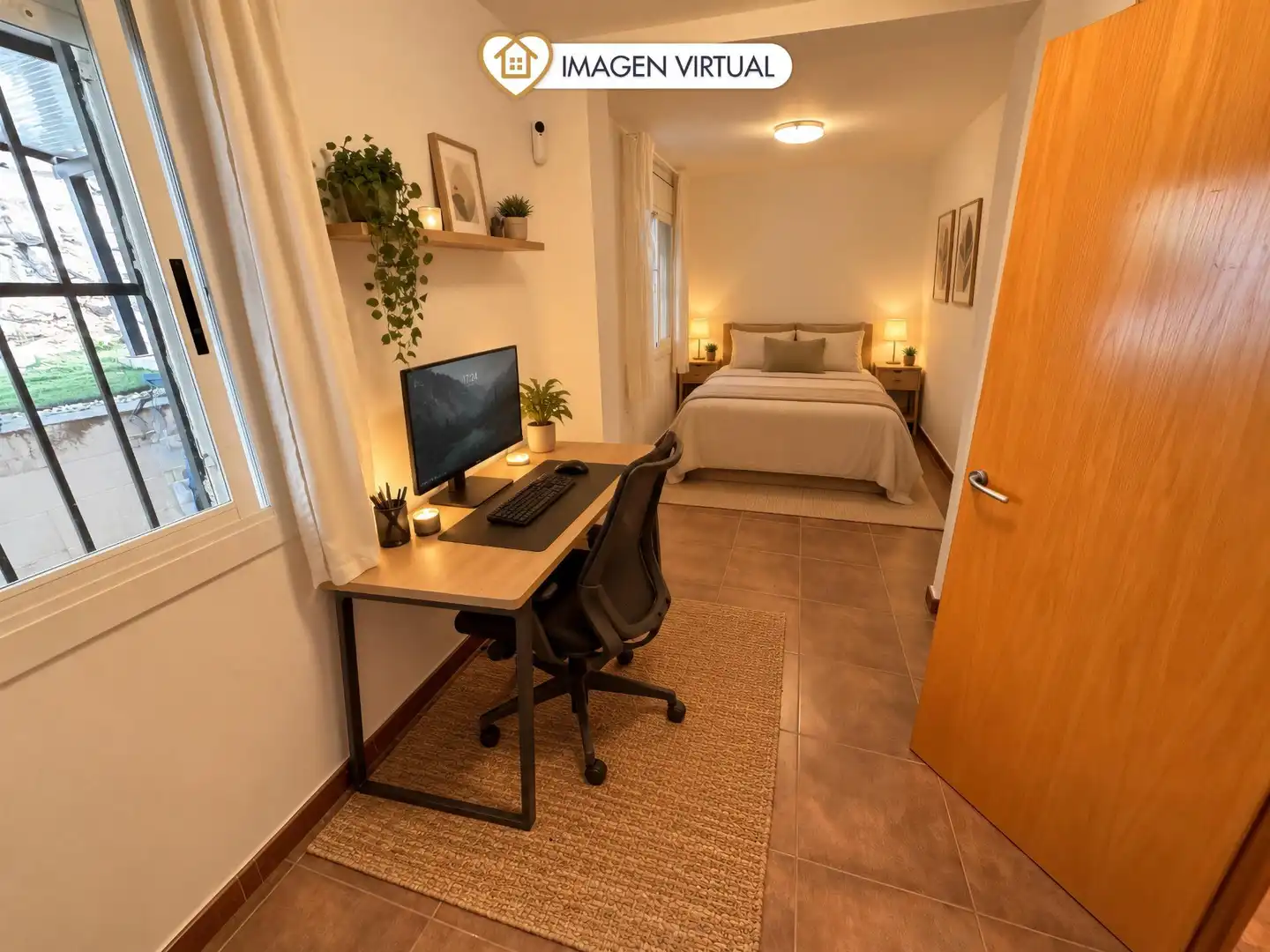 Dormitori de Casa o xalet en venda en Olesa de Bonesvalls amb Calefacció, Jardí privat i Parquet