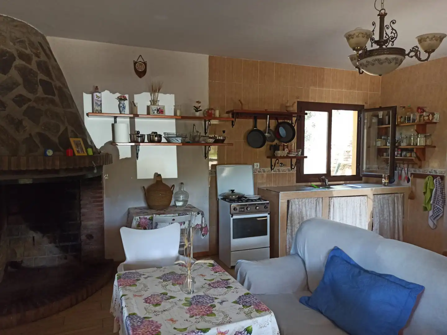 Cocina de Finca rústica en venta en Dúrcal con Jardín privado, Terraza y Amueblado