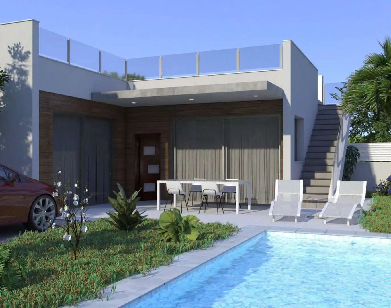 Terrassa de Casa o xalet en venda en Rojales amb Aire condicionat, Jardí privat i Terrassa