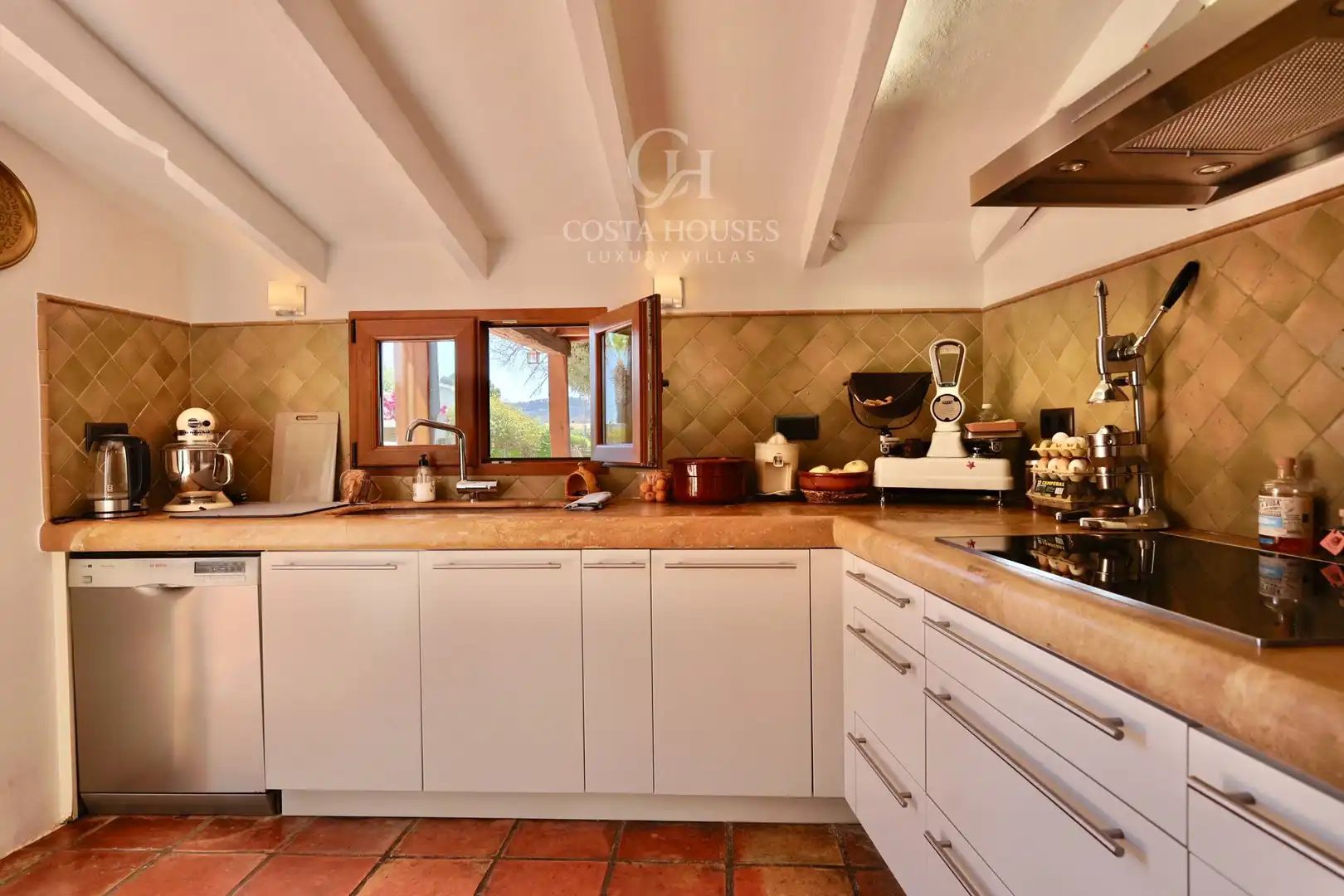 Kitchen of Houses for sale in Jávea / Xàbia  with Air Conditioner, Private garden and Terrace