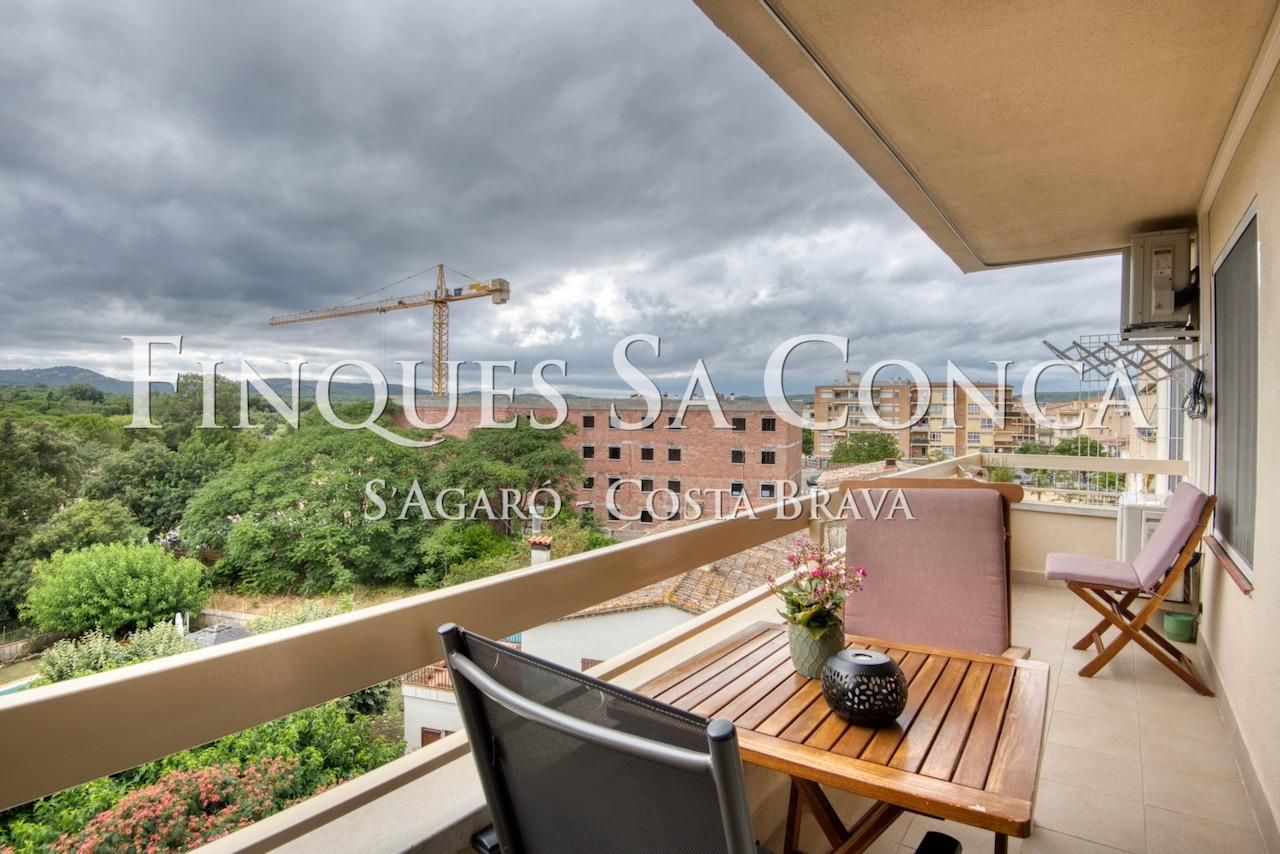Terrasse von Wohnungen zum verkauf in Santa Cristina d'Aro mit Klimaanlage und Heizung