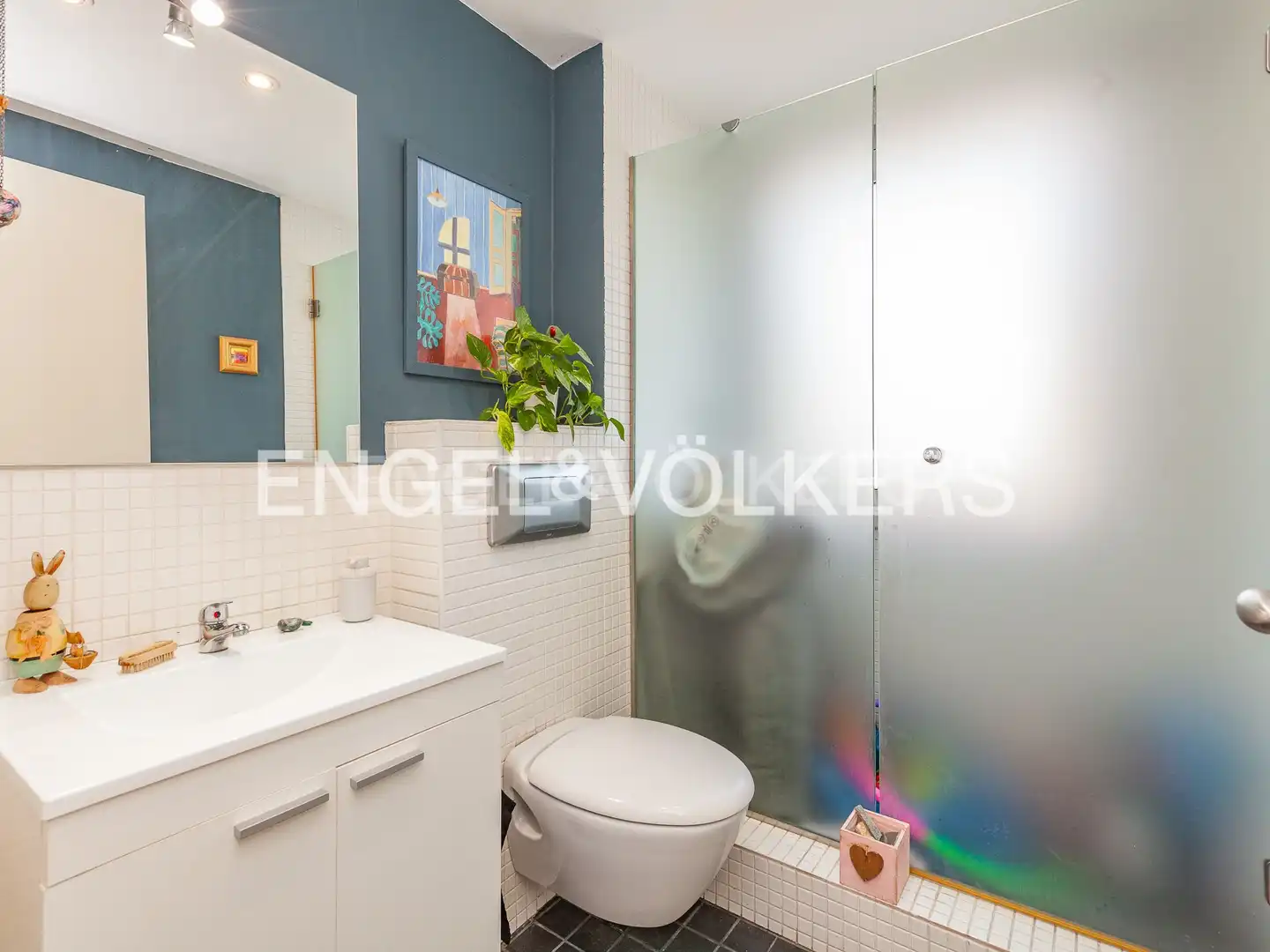 Bathroom of Houses for sale in Sant Cugat del Vallès  with Air Conditioner, Heating and Private garden