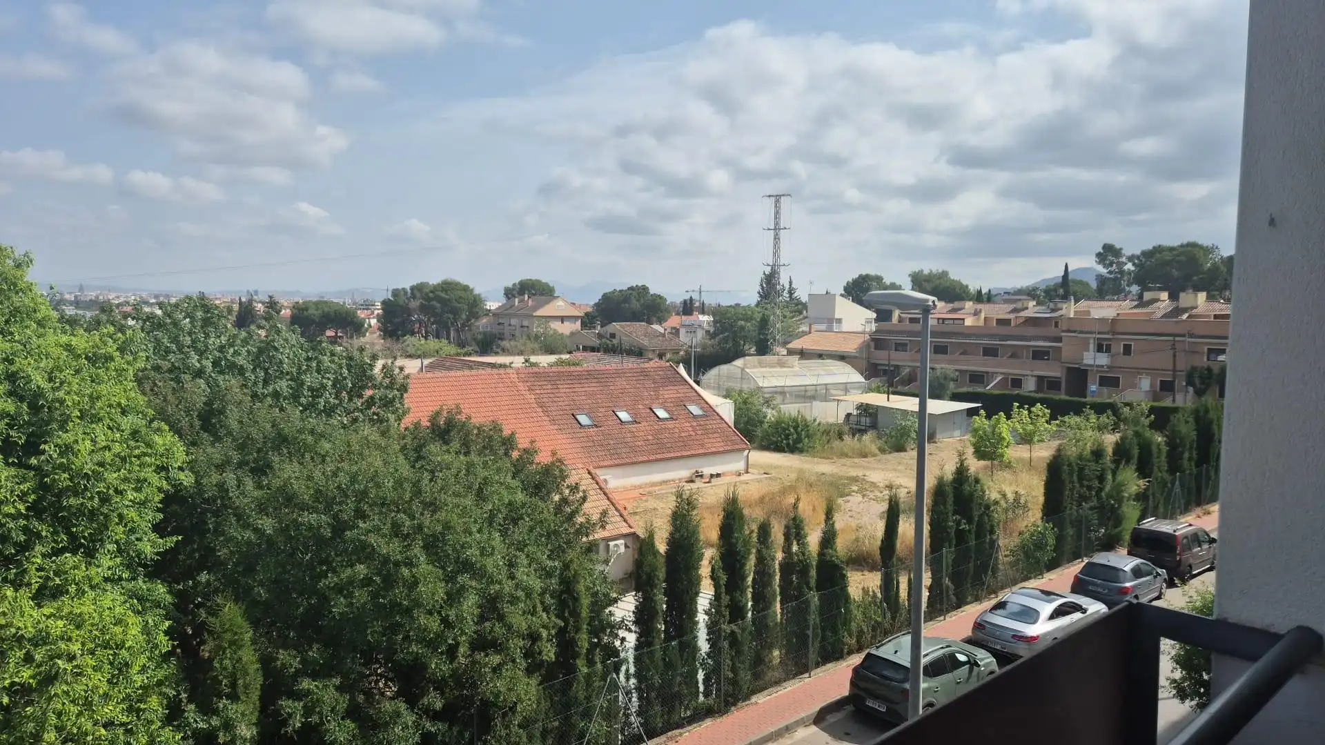 Vista exterior de Piso en venta en  Murcia Capital con Aire acondicionado, Jardín privado y Parquet