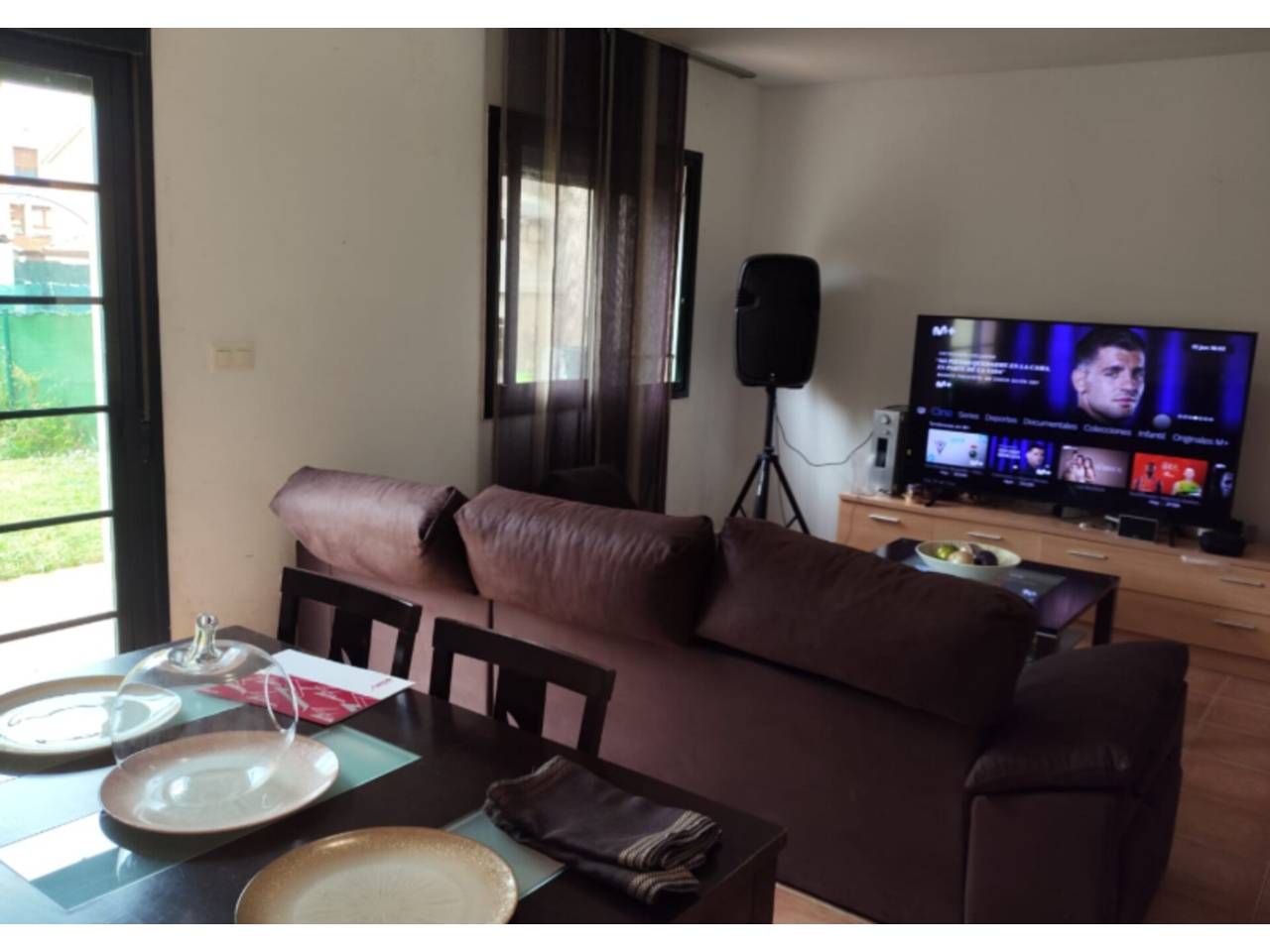 Sala d'estar de Casa adosada en venda en O Pereiro de Aguiar  amb Calefacció, Jardí privat i Parquet