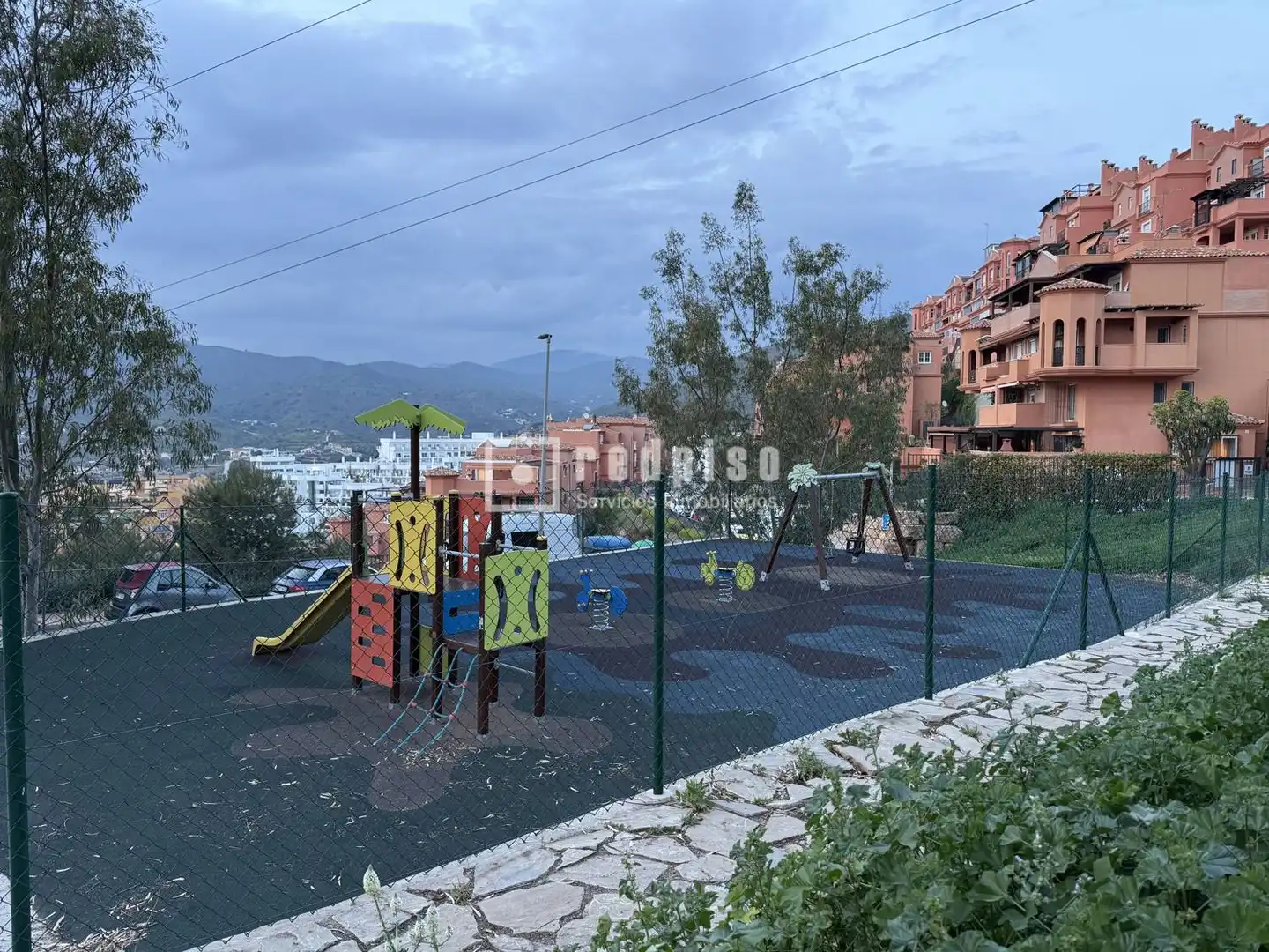Außenansicht von Wohnung zum Verkauf in Rincón de la Victoria mit Klimaanlage, Privatgarten und Terrasse