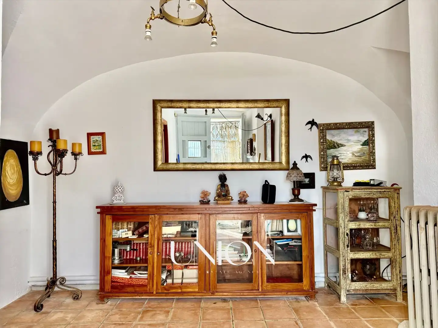 Comedor de Finca rústica en venta en Vall-llobrega con Calefacción, Jardín privado y Terraza