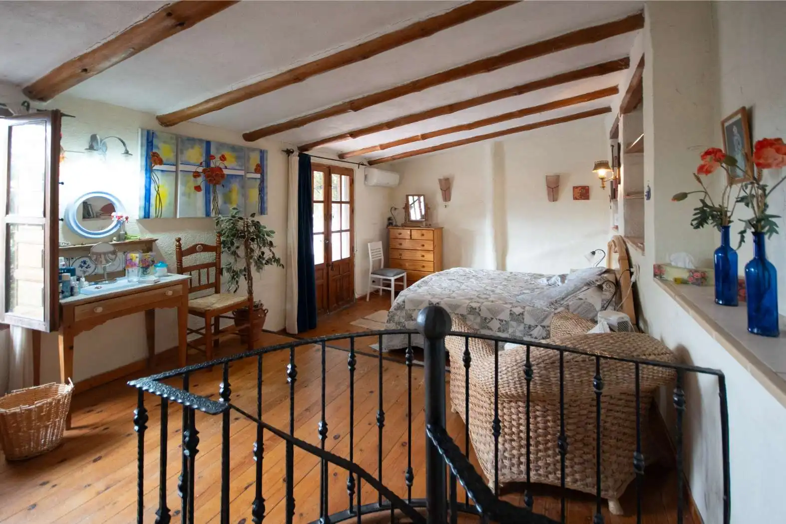 Bedroom of Houses for sale in Periana  with Air Conditioner, Private garden and Terrace