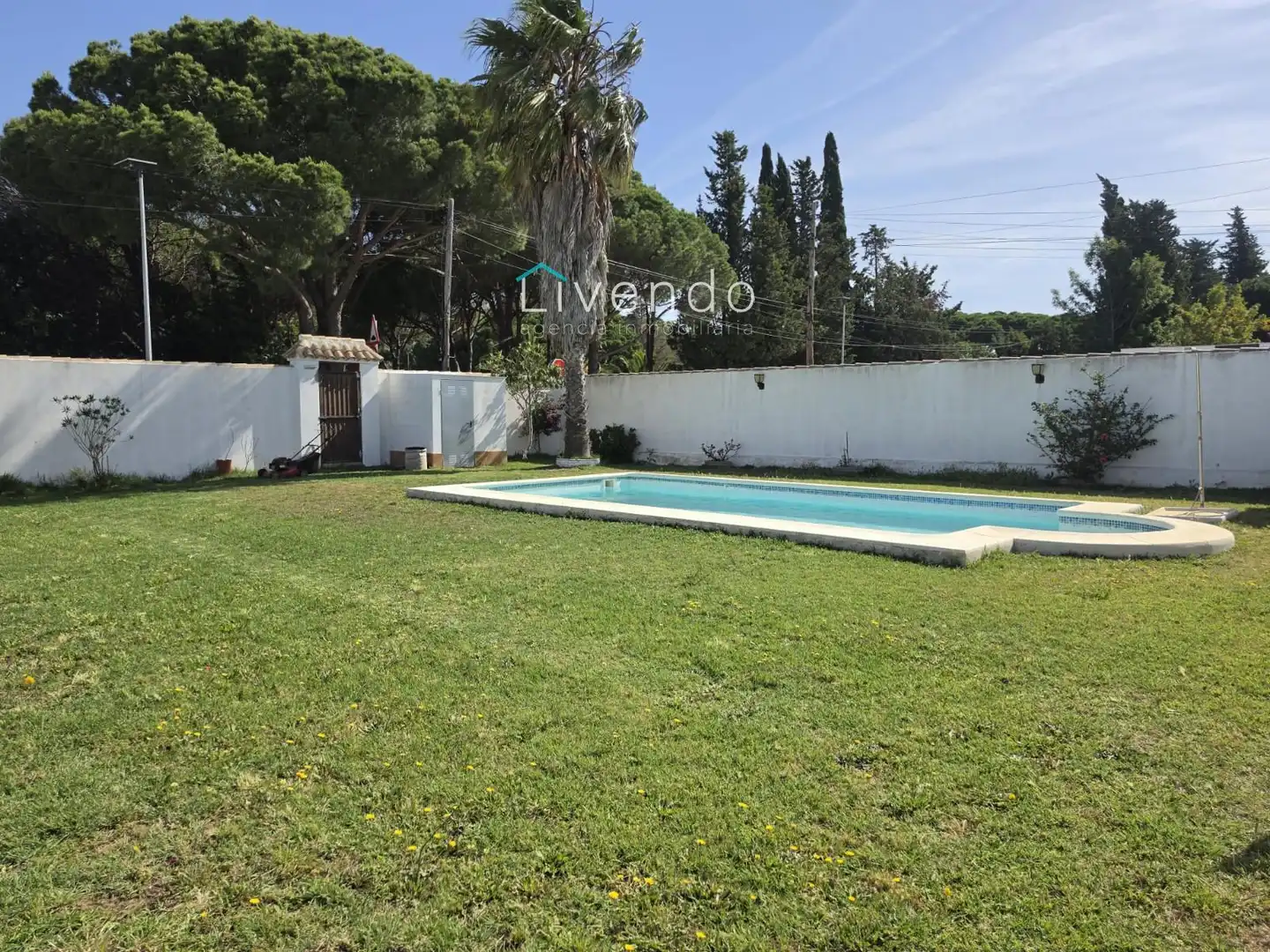 Jardí de Casa o xalet en venda en Chiclana de la Frontera amb Aire condicionat, Traster i Piscina