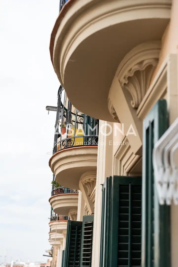 Exterior view of Apartments for rent in Barcelona  with Air Conditioner, Heating and Terrace