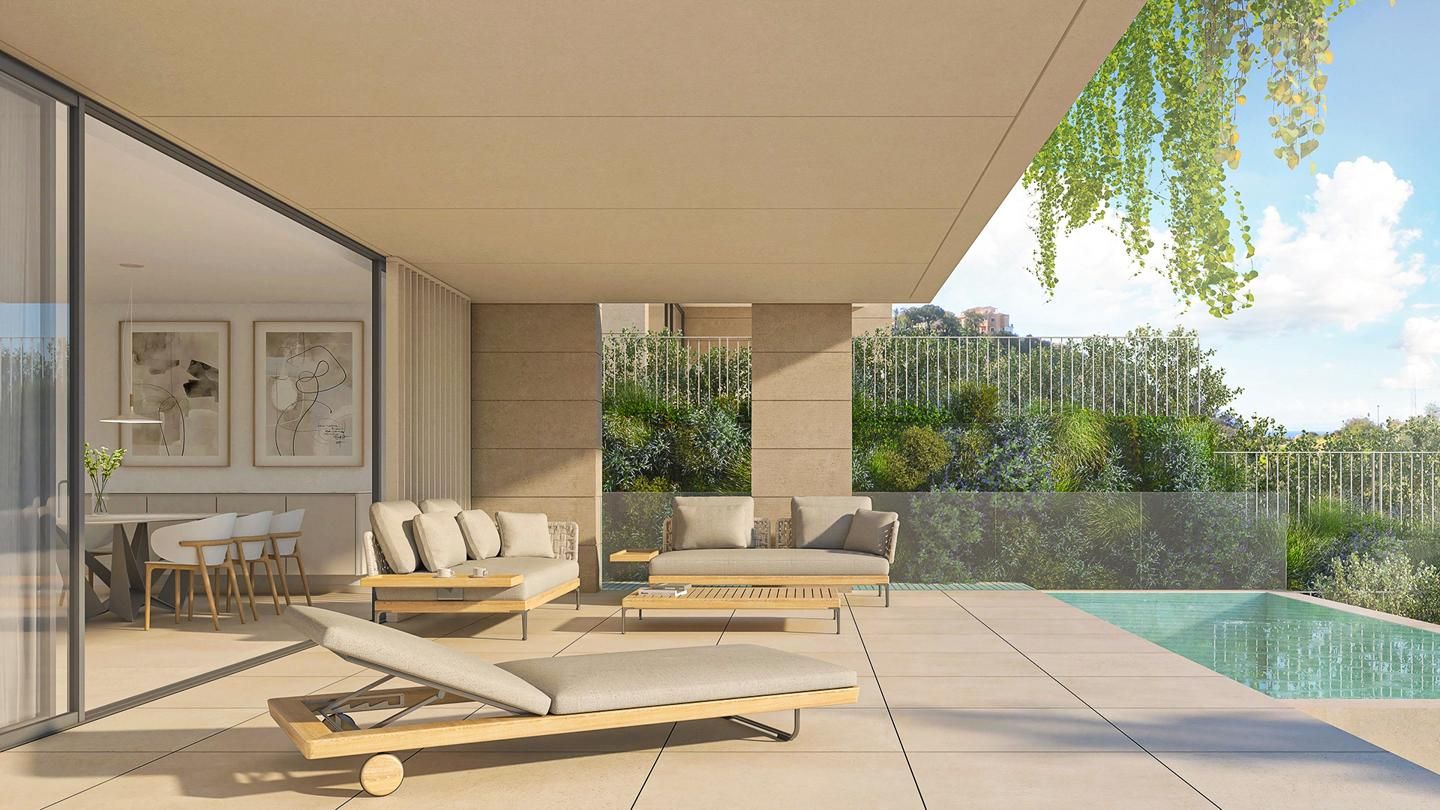 Terrassa de Dúplex en venda en Marbella amb Aire condicionat, Calefacció i Jardí privat