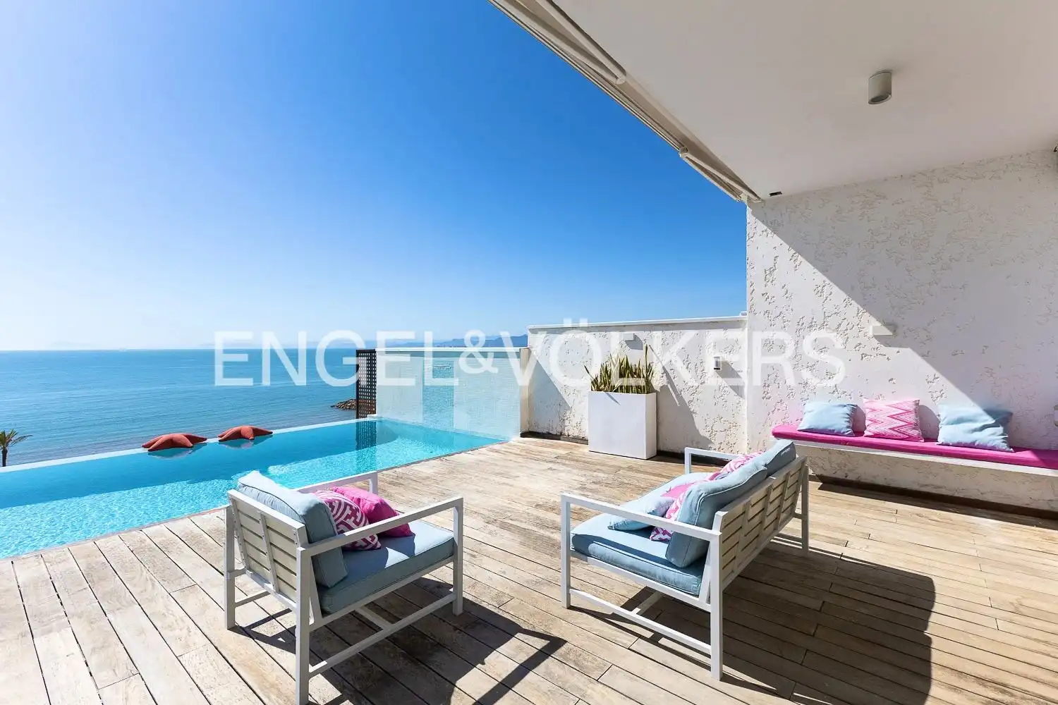 Terraza de Casa o chalet de alquiler en Cullera con Aire acondicionado, Calefacción y Piscina