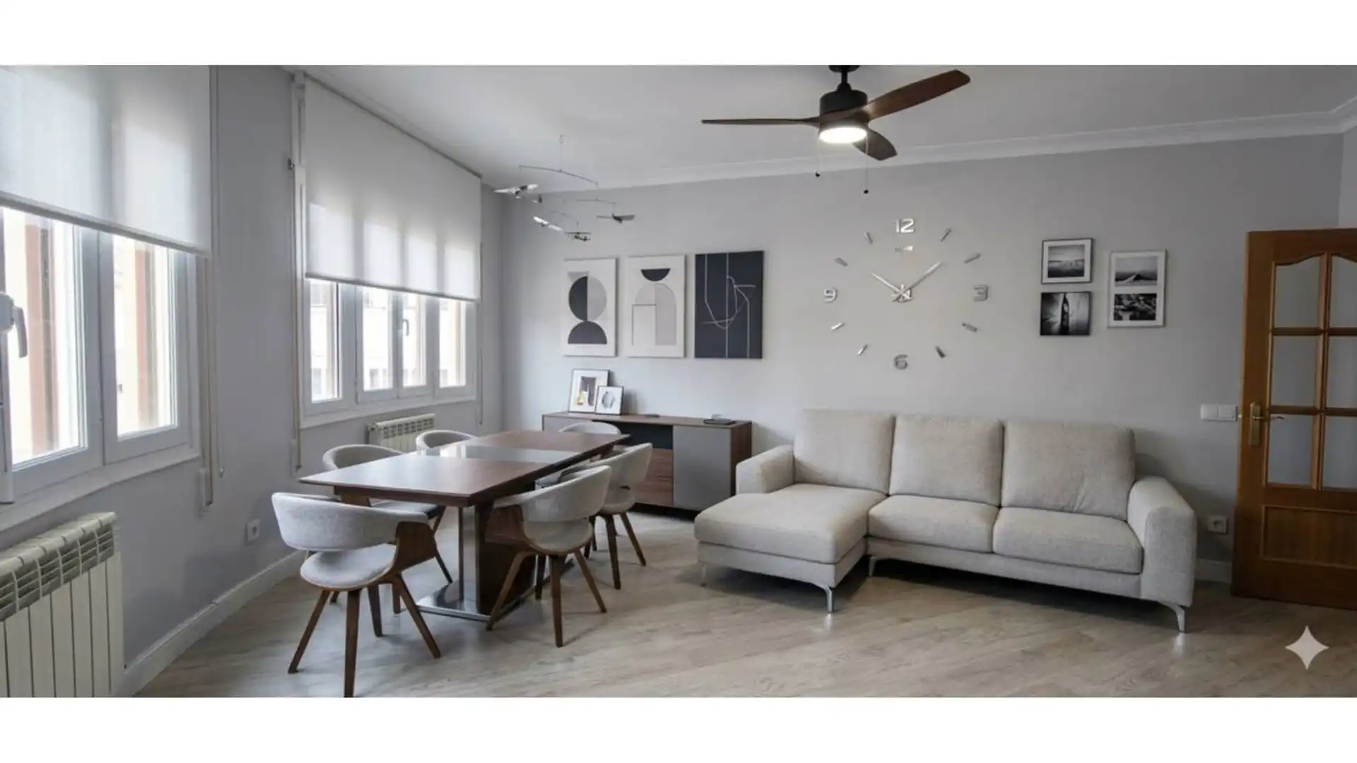 Sala de estar de Piso en venta en  Zaragoza Capital con Aire acondicionado, Calefacción y Terraza