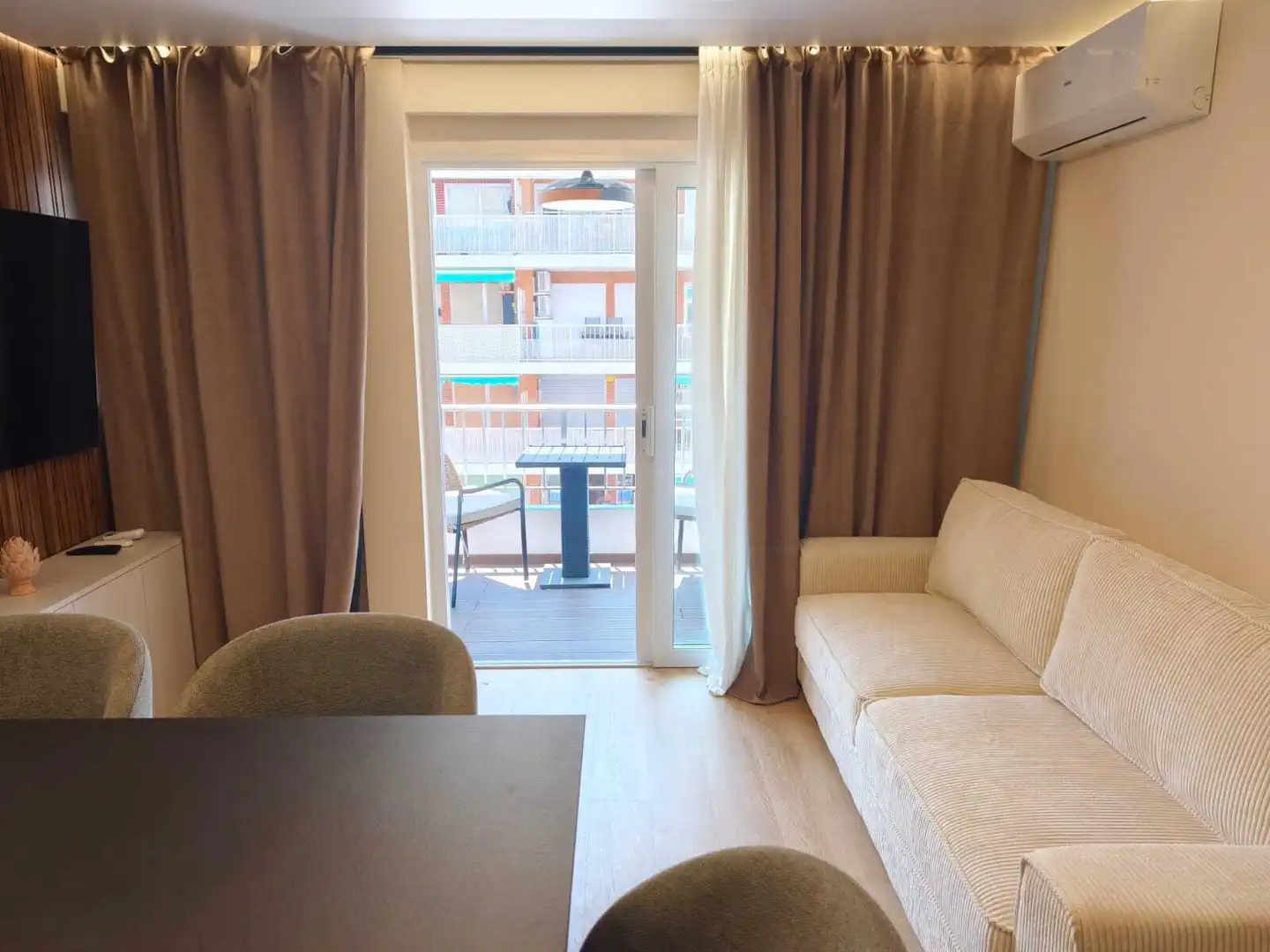 Sala de estar de Piso en venta en Cullera con Aire acondicionado, Amueblado y Balcón