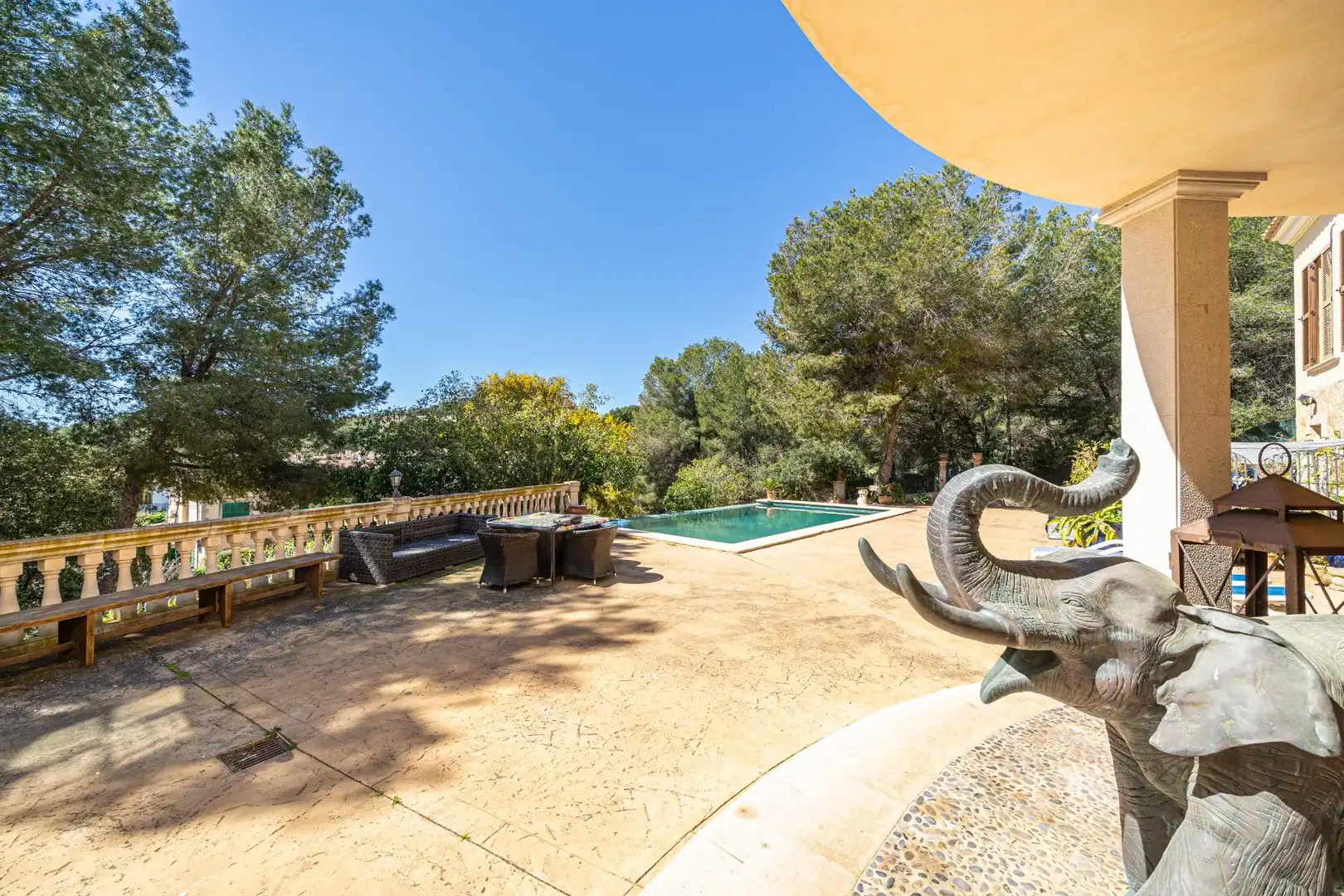 Jardí de Casa o xalet en venda en Calvià amb Aire condicionat, Calefacció i Jardí privat