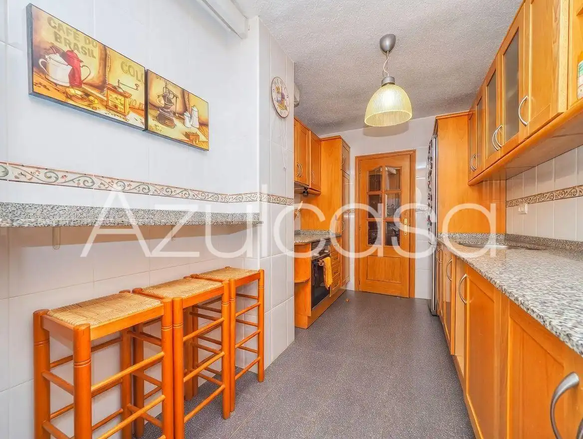 Kitchen of Flat for sale in El Campello  with Air Conditioner, Terrace and Furnished