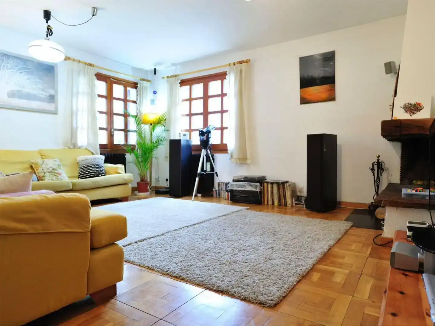 Sala d'estar de Casa o xalet en venda en Naut Aran amb Balcó