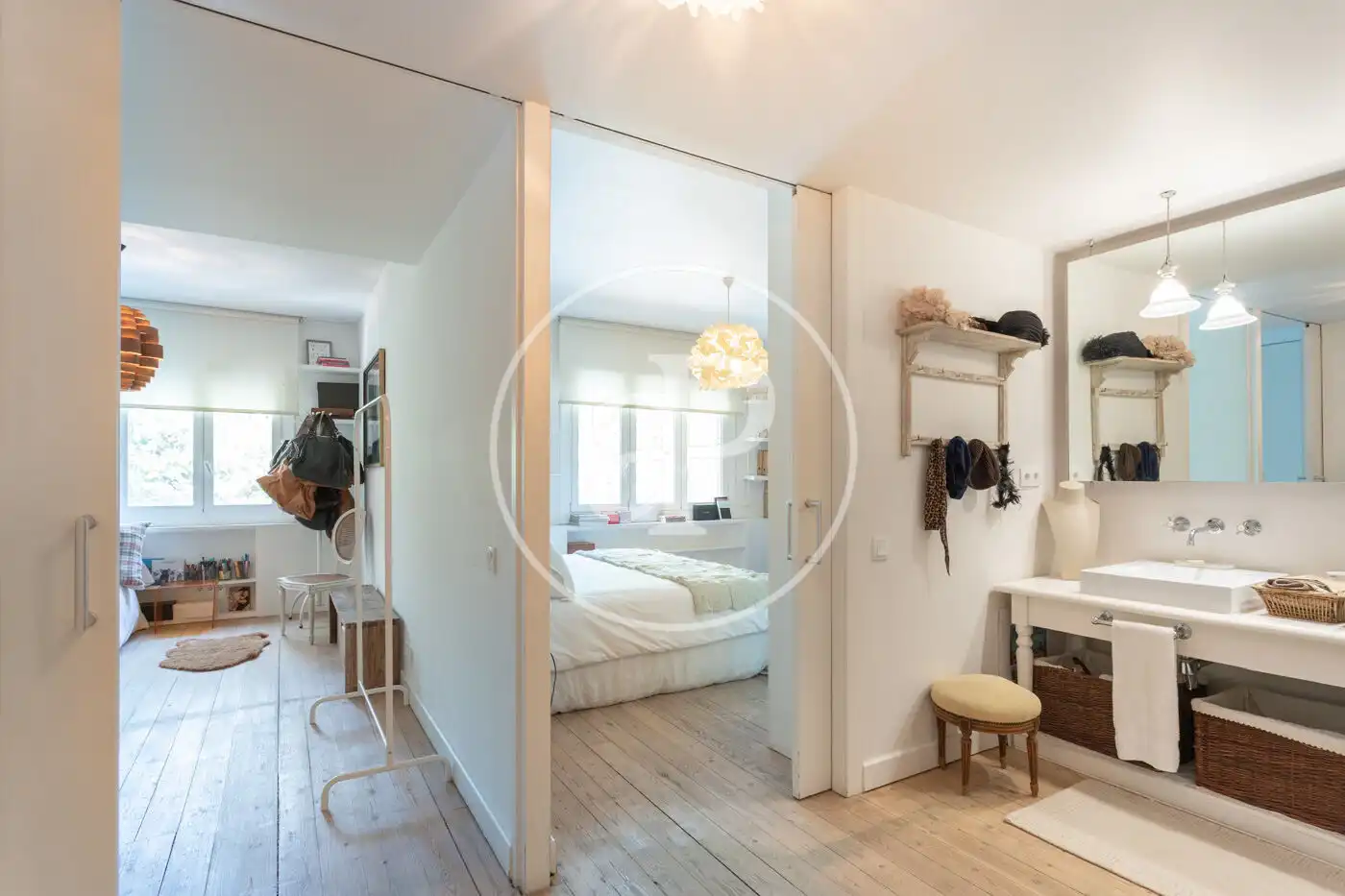 Habitación de Piso de alquiler en Barcelona con Aire acondicionado, Calefacción y Jardín privado