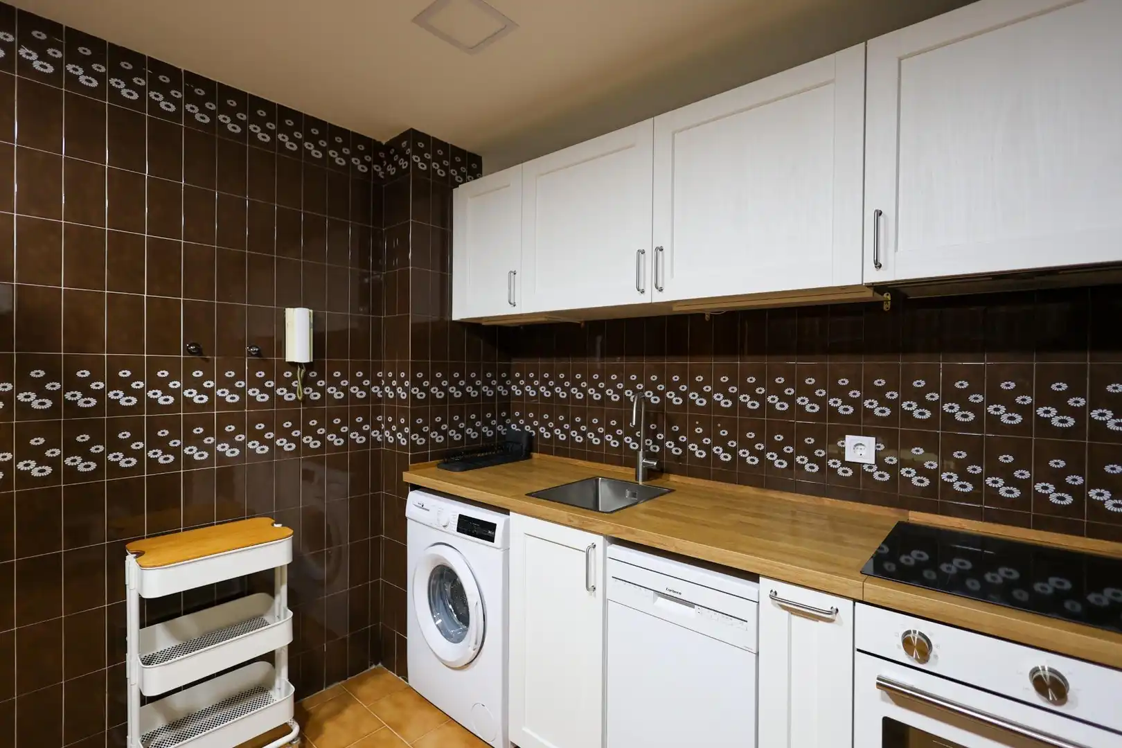 Cuina de Apartament de lloguer en Madrid amb Aire condicionat, Calefacció i Parquet