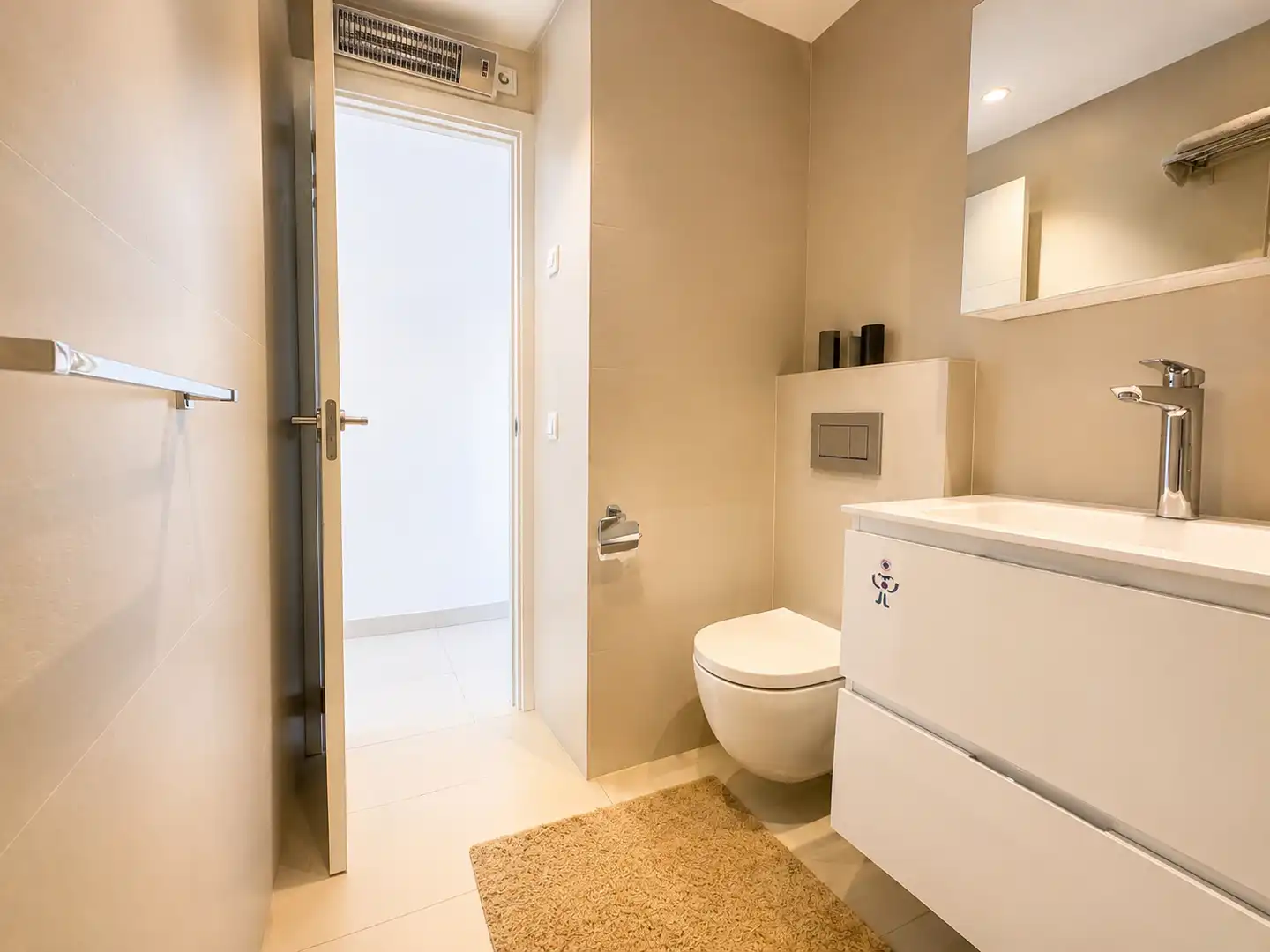 Badezimmer von Wohnungen zur Miete in Calvià mit Klimaanlage, Heizung und Privatgarten
