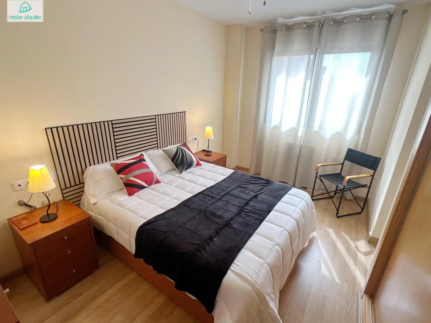 Bedroom of Apartments for rent in El Campello  with Air Conditioner, Heating and Private garden