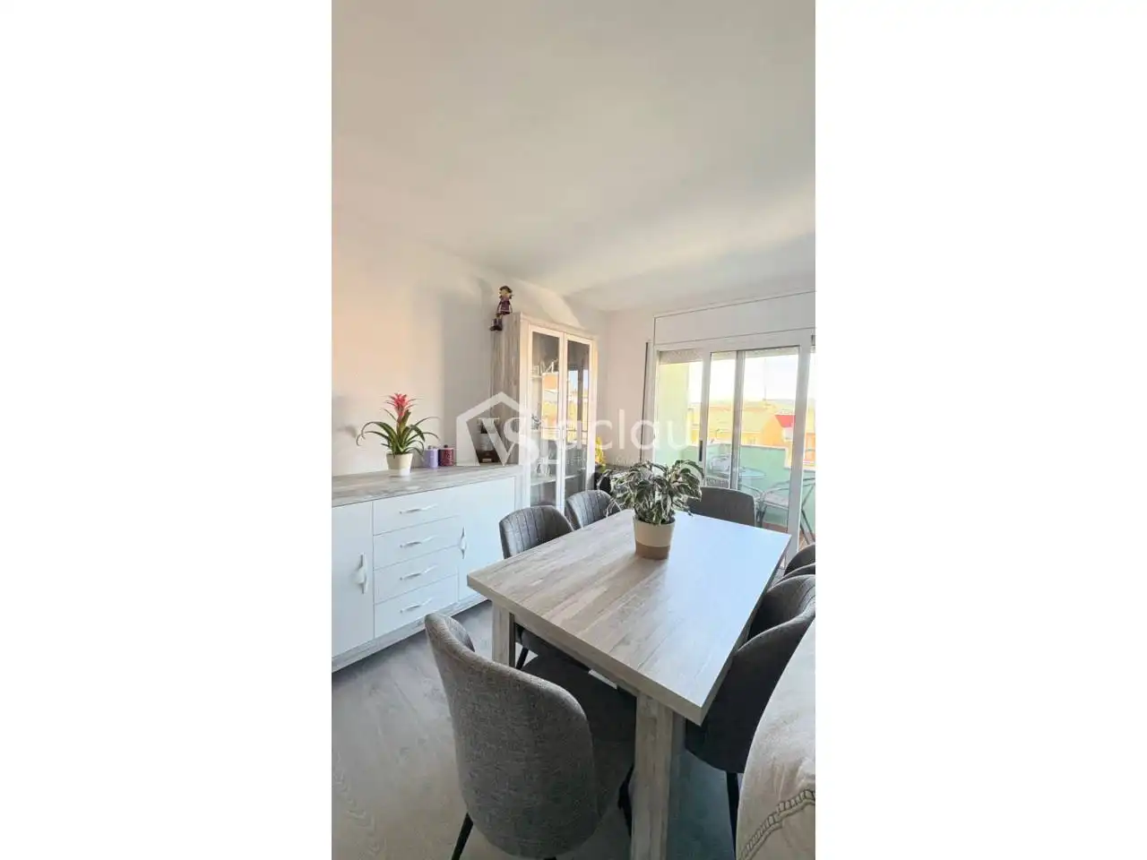 Dining room of Flat for sale in Esparreguera  with Heating, Parquet flooring and Balcony