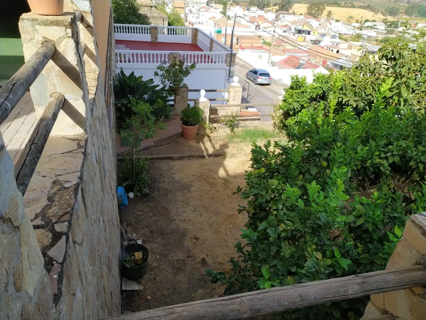 Jardí de Casa o xalet en venda en Villanueva del Río y Minas amb Aire condicionat, Jardí privat i Terrassa
