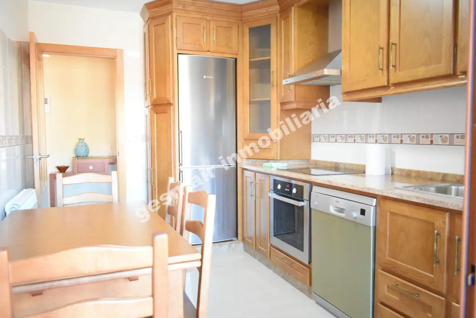 Kitchen of Flat for rent in Poio  with Heating, Parquet flooring and Terrace