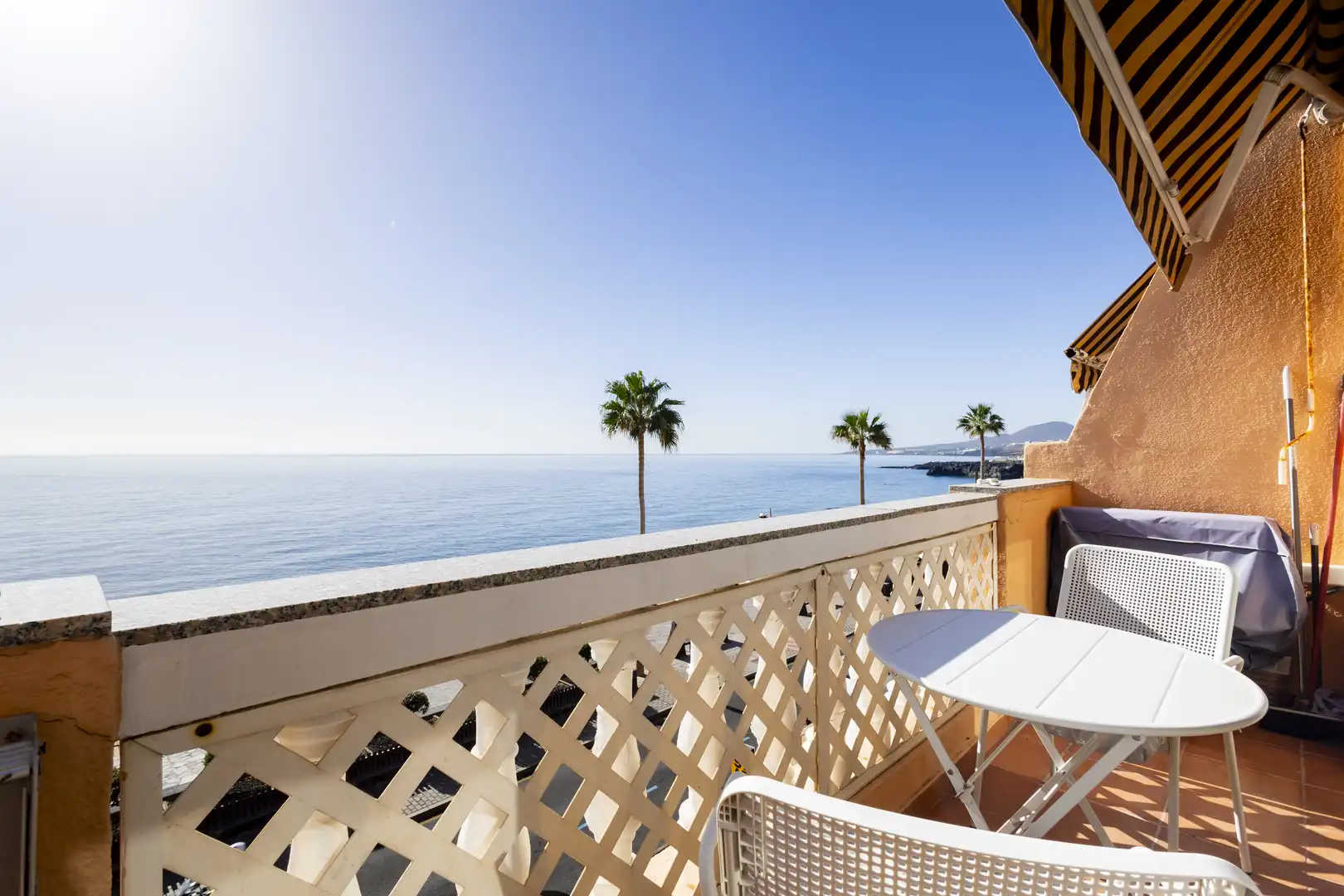 Terraza de Apartamento de alquiler en Las Caletillas - Punta Larga