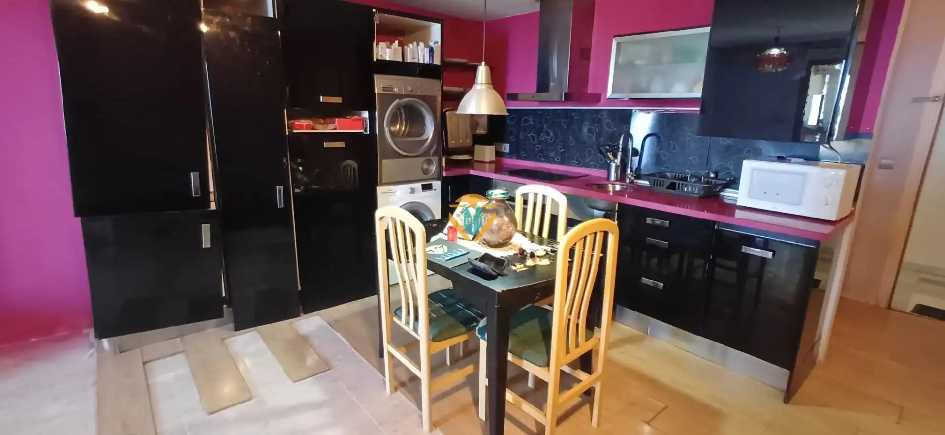 Cocina de Apartamento en venta en Villajoyosa / La Vila Joiosa con Aire acondicionado, Calefacción y Jardín privado