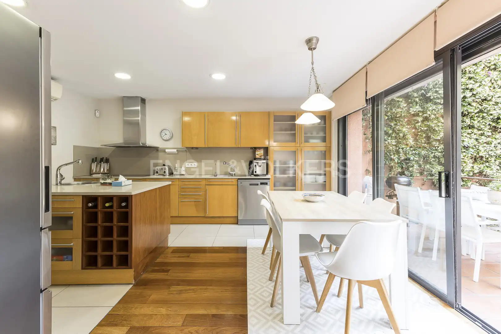 Kitchen of Houses for rent in Barcelona  with Air Conditioner, Heating and Private garden