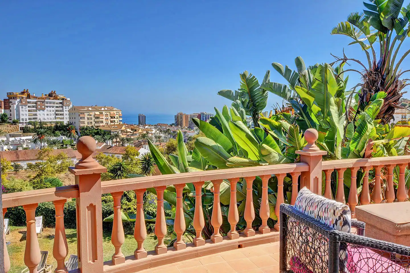 Jardí de Casa o xalet en venda en Benalmádena amb Aire condicionat, Jardí privat i Terrassa